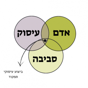 מודל אדם-עיסוק סביבה (כפי שתורגם לעברית במתע"ם מחודש, 2016)